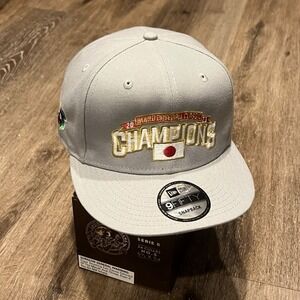 New Era Japanese Japan MLB Baseball Snapback‎ Hat Gray World Classic Shohei
